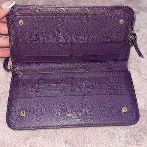 SOLD 🔴❌Louis Vuitton Portefeuille Insolite monogram and purple